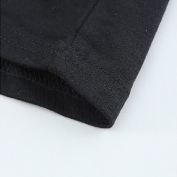 Black Relaxed Fit Crew Neck Pullover Sweatshirt - Picture 7 of 10